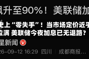 历史上“零失手”！当市场定价近乎拉满 美联储今夜加息已无退路？