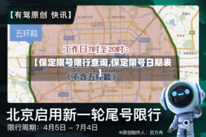 【保定限号限行查询,保定限号日期表】