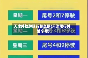 天津外地牌限行怎么限(天津限行外地车号)