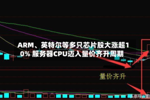 ARM、英特尔等多只芯片股大涨超10% 服务器CPU迈入量价齐升周期