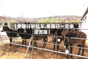 【免限行驴拉车,免限行一天申请流程】