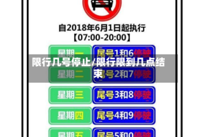 限行几号停止/限行限到几点结束