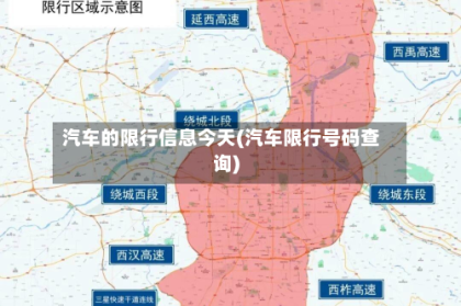 汽车的限行信息今天(汽车限行号码查询)