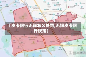 【皮卡限行无锡怎么处罚,无锡皮卡限行规定】
