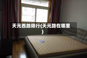 天元西路限行(天元路在哪里)