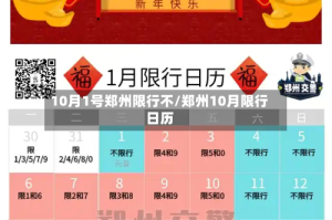 10月1号郑州限行不/郑州10月限行日历