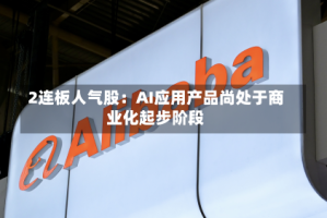 2连板人气股：AI应用产品尚处于商业化起步阶段