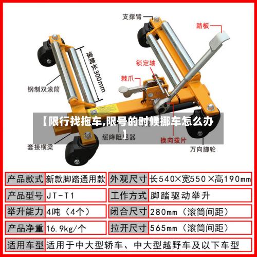 【限行找拖车,限号的时候挪车怎么办】-第3张图片