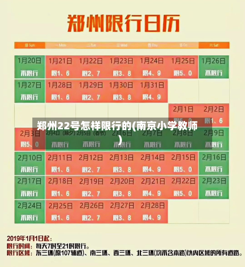 郑州22号怎样限行的(南京小学教师)-第2张图片