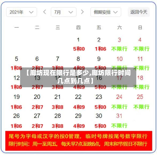 【廊坊现在限行是多少,廊坊限行时间几点到几点】-第1张图片