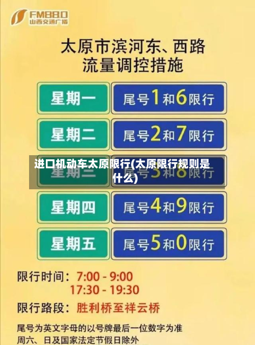 进口机动车太原限行(太原限行规则是什么)-第1张图片