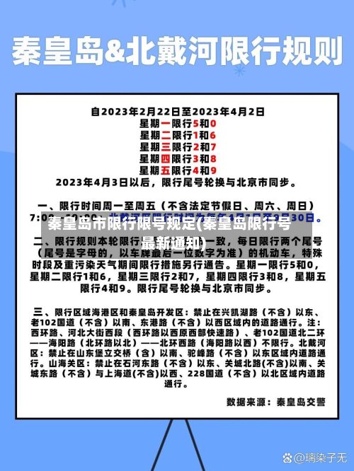 秦皇岛市限行限号规定(秦皇岛限行号最新通知)-第3张图片