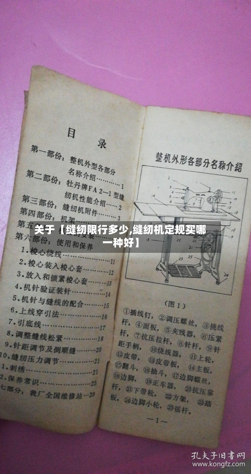 关于【缝纫限行多少,缝纫机定规买哪一种好】-第1张图片
