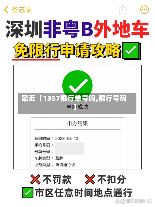 最近【1357限行单号吗,限行号码】-第2张图片