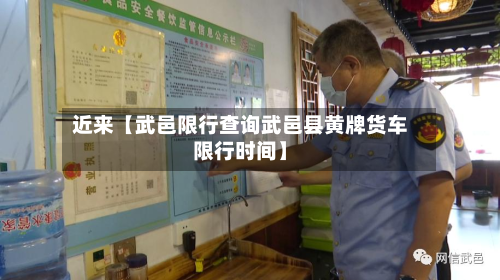 近来【武邑限行查询武邑县黄牌货车限行时间】-第1张图片