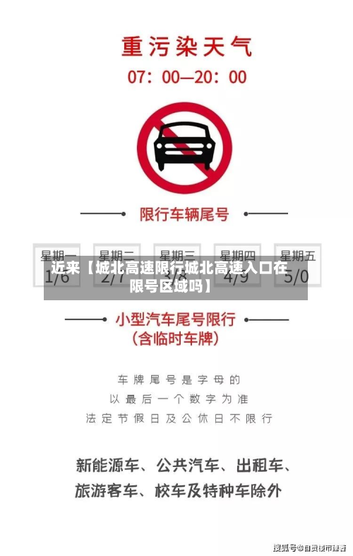 近来【城北高速限行城北高速入口在限号区域吗】-第1张图片