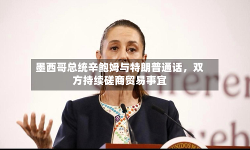 墨西哥总统辛鲍姆与特朗普通话	，双方持续磋商贸易事宜-第3张图片