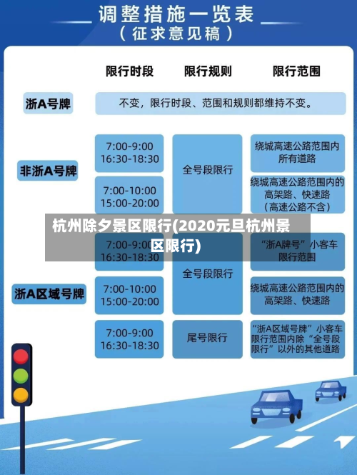 杭州除夕景区限行(2020元旦杭州景区限行)-第2张图片